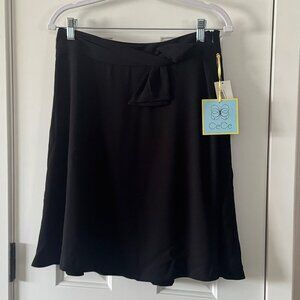 CeCe Womens Rich Black Skirt Size 6 New with Tags